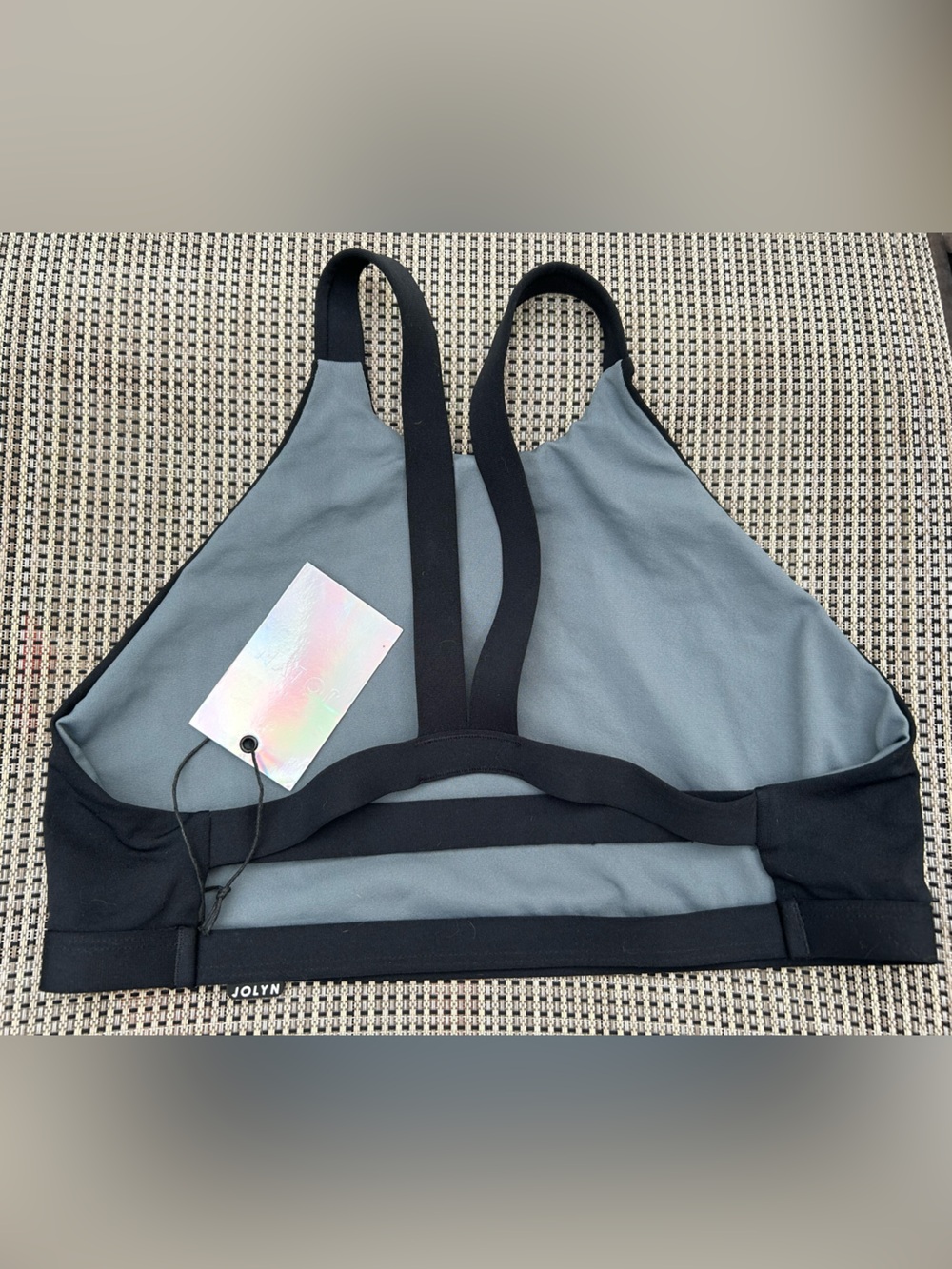 Jolyn Kaylee Bikini Top NWT size M black - Picture 3 of 5